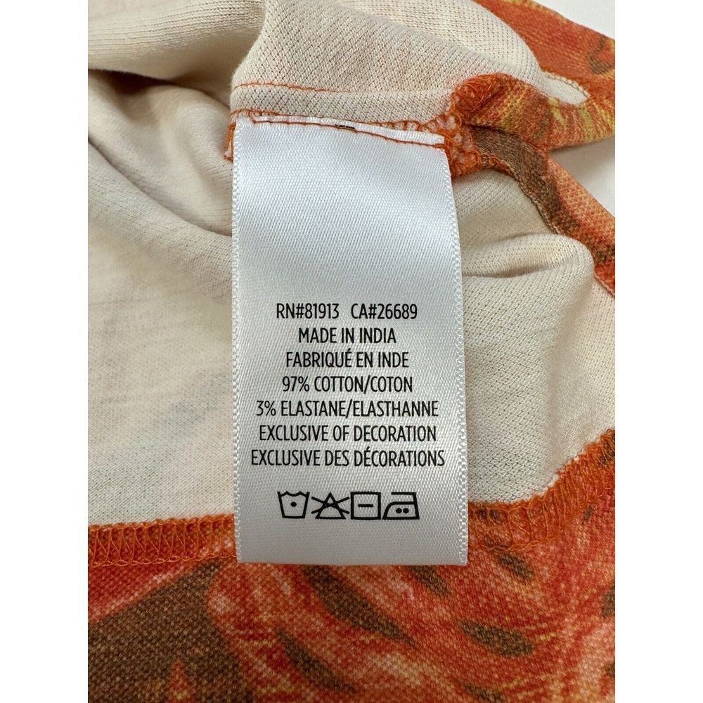 NWT Robert Graham PARADISE GARAGE S/S Zip Polo Shirt‎ Orange Medium  $138 - Picture 6 of 10